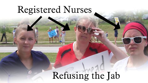 Healthcare workers refusing the vaccine