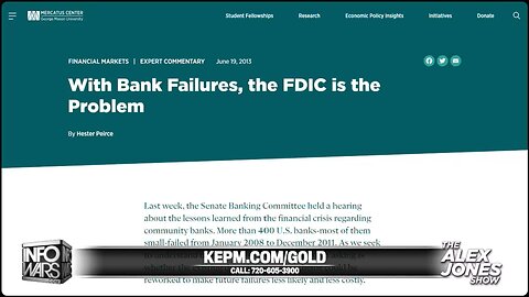Federal Government Warns Massive Bank Failures Looming
