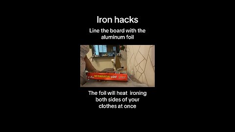 Iron hacks video easy way to iron your clothes