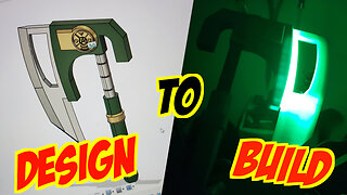 Make Your Weapons Glow | Zeo Ranger IV Battle Axe Tutorial