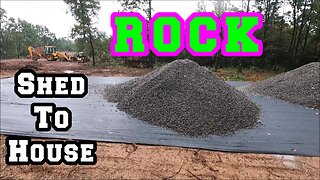 I BOUGHT ROCK | Weed Whacking | Free Range Chickens | shed to house, raw land, homestead, Arkansas