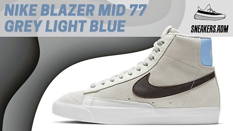Nike Blazer Mid 77 Grey Light Blue (W) - DH3862-001 - @SneakersADM