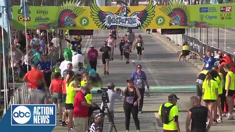 2:25 – 2:30 Saturday | Publix Gasparilla Distance Classic Finish Line