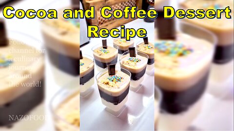 Cocoa and Coffee Delight: A Decadent Dessert Recipe to Satisfy Your Sweet Cravings-4K