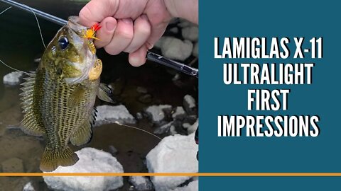 Lamiglas LX 702 ULS | 7'0" 2-8lb Spin (Panfish & Trout) X-11 Ultralight Series First Impressions