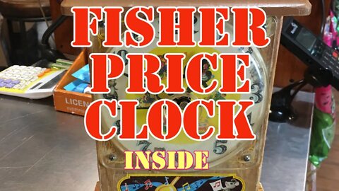 Vintage Fisher Price clock - Opening it up - What's Inside the Old Clock - Clock Making