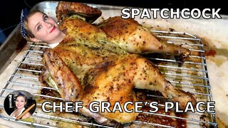 SPATCHCOCK! Roasting a Whole Chicken For Meal Prep