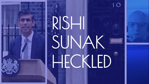 RISHI SUNAK HECKLED | comedy skit | NSFW
