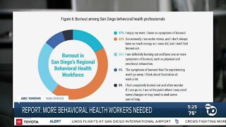 Report: more behavioral health workers needed