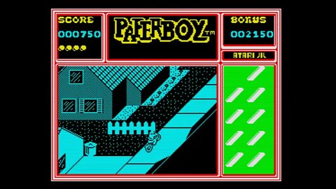 Zx Spectrum Games - Paperboy