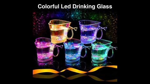 Light Up LED Drinking Glass - Perfect For Parties & Entertaining