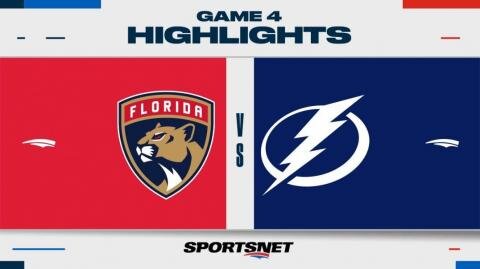 NHL Game 4 Highlights _ Panthers vs Lightning