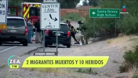 Persecution of migrants ends in tragic accident in Santa Teresa, New Mexico (07/29/2022)