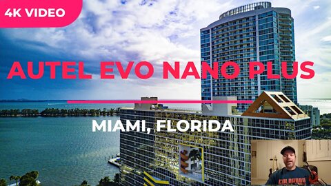 Autel EVO Nano Plus Drone | High Wind | Miami Florida 4K #autelevonano