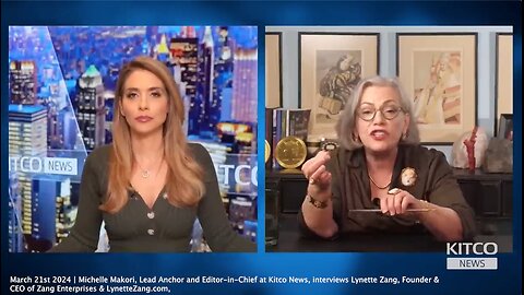 GOLD | "Truly Not All Banks Are Insolvent?!" - Michelle Makori, Lead Anchor and Editor-in-Chief at Kitco News, interviews Lynette Zang, Founder & CEO of Zang Enterprises & LynetteZang.com