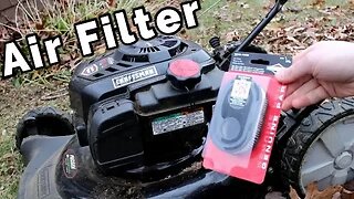 How to Install a NEW Air Filter on your Lawn Mower Craftsman Briggs and Stratton