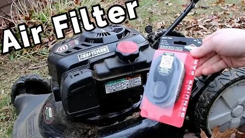 How to Install a NEW Air Filter on your Lawn Mower Craftsman Briggs and Stratton