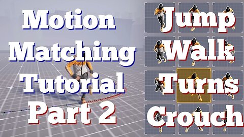 Motion Matching Advanced Tutorial | Jump, Turn in Place, Walk, Crouch Unreal Engine 5.4