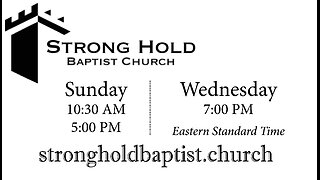 04.10.2024 Psalm 99: The Lord Our God is Holy | Pastor Dave Berzins, Strong Hold Baptist Church