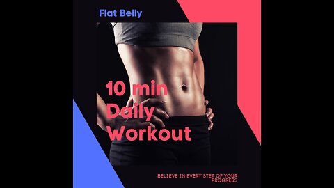 How to get flat belly with simple work out fast