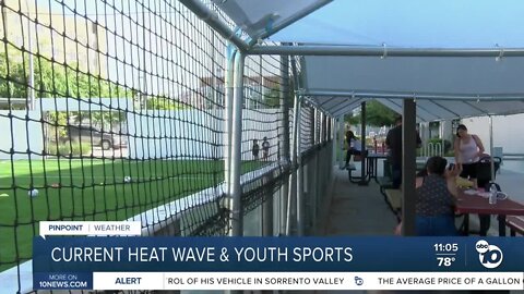 Current heat wave and youth sports