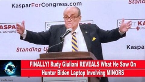 Finally! Rudy Giuliani Reveals What He Saw on Hunter Biden Laptop Involving Minors