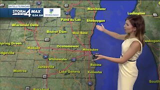 Sunny and less humid Sunday