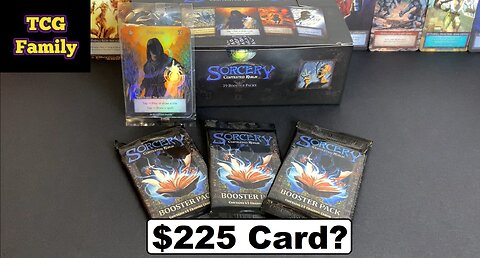 $225 Card?? Sorcery TCG: Box Topper + Last 3 Kickstarter Packs!