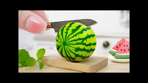Best of Miniature Cooking | 1000+ Mini Food & Mini Cake Decorating Ideas | Mini Watermelon Recipe