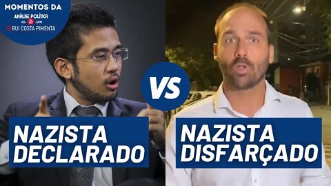 Quem é mais nazista: Eduardo Bolsonaro ou Kim Kataguiri? | Momentos da Análise Política na TV 247