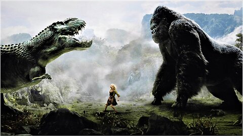 King Kong | V. rex Fight in 4K HDR