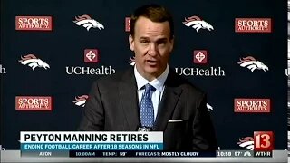 March 7, 2016 - After 18 Seasons, #18 Peyton Manning Calls it Quits