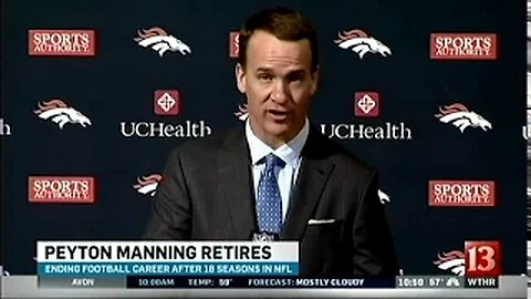 March 7, 2016 - After 18 Seasons, #18 Peyton Manning Calls it Quits