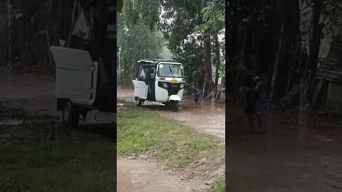 Raining in Siem Reap City #shorts #siemreap2022