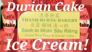 Ice Cream Making Durian Cake Asian Themed