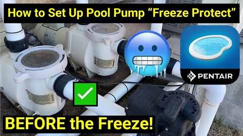 💦Pool Help 14 ● Enable Automatic Freeze Protect on Pentair Pool Pumps with ScreenLogic