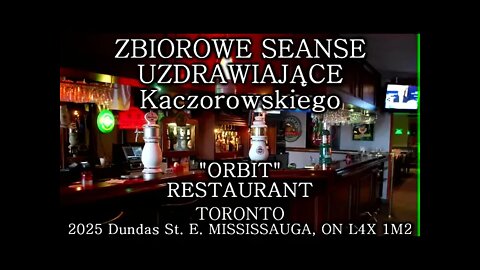 ZWIASTUN DO WYSTĄPIEŃ KACZOROWSKIEGO W TORONTO -FILMY I WYWIADY Z SEANSÓW W KANADZIE/2015©TV - IMAGO