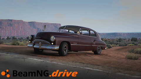 BeamNG.drive | Burnside AeroCoupe Custom | Cruising dirt roads in Utah, USA