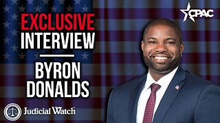 Congressman Byron Donalds w/ Judicial Watch @ CPAC 2023