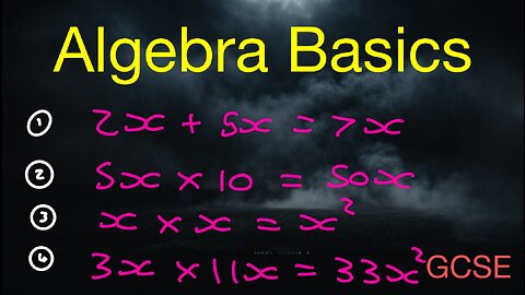 How to Grasp Algebra Basic Rules: A GCSE Essential Tutorial | AQA | OCR | EDEXCEL |