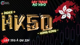 HK50 DAY TRADE AO VIVO, OPERANDO 🇱🇷 US30 🇭🇰 HK50 COMO OPERAR CORRETORA DE FOREX COM GERENCIAMENTO