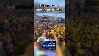 Bolsonaro na marcha para Jesus