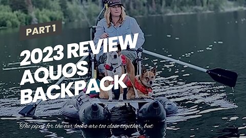 Customer Review AQUOS Backpack Series 10.2ft Inflatable Pontoon Boat with Guard Bar, Folding Se...