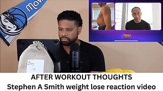 AFTER WORKOUT THOUGHTS | Stephen A Smith weight lose reaction video