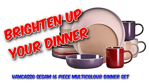 vancasso SESAM Multicolour Dinner Set
