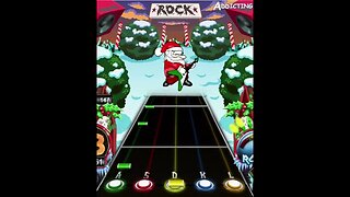 "Up on the Housetop Reindeer Paws" Santa Rockstar Metal Xmas 2 #shorts #gaming #christmas #xmas