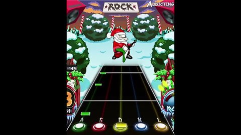 "Up on the Housetop Reindeer Paws" Santa Rockstar Metal Xmas 2 #shorts #gaming #christmas #xmas