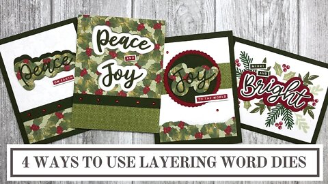 4 Ways to Use Layering Dies for Card Making