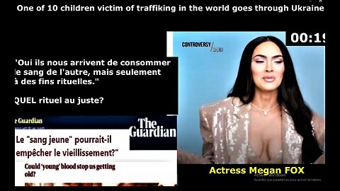 (Fra, En) Trafic enfants organes "sang jeune" TV France _ Child traffiking organs "young blood"