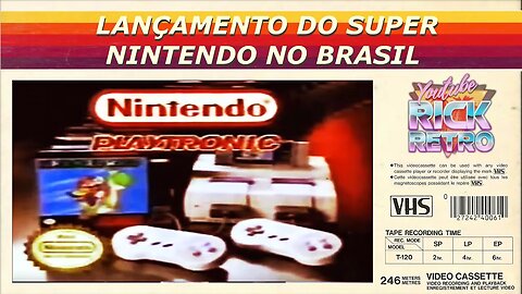 COMERCIAL DO SUPER NINTENDO NO BRASIL - PLAYTRONIC (1993)